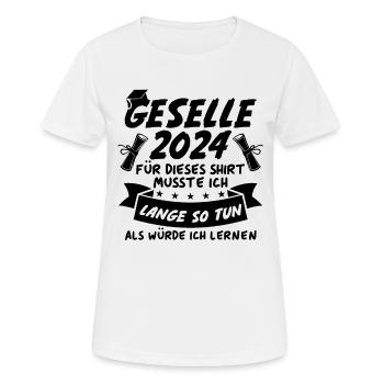 Journeyman 2024 - Women's Breathable T-Shirt - white - Front - AI Model Female 172 dark (172cm)