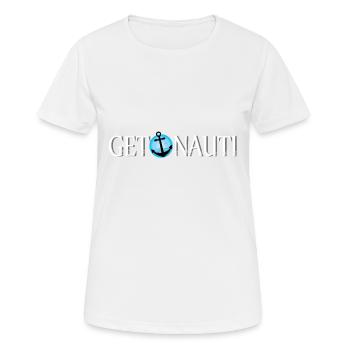 Nautik Segel Anker Geschenk - Frauen T-Shirt atmungsaktiv - Weiß - Vorne - AI Model Female 172 dark (172cm)