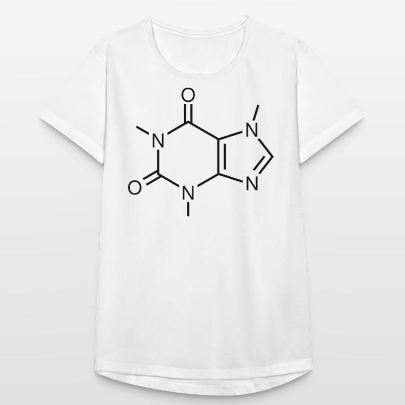 Caffeine molecule structural formula Women's Breathable T-Shirt