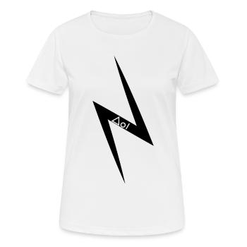 Blitz Hexerei Zauberei Magie Geschenkidee Artefakt - Frauen T-Shirt atmungsaktiv - Weiß - Vorne - AI Model Female 172 dark (172cm)