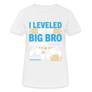 J'ai Atteint Le Niveau De Frère 2023 - T-shirt respirant Femme - blanc - Devant - AI Model Female 172 dark (172cm)