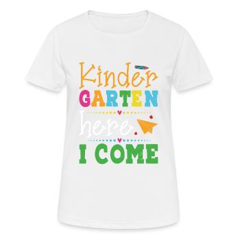 The Nursery School Me Voilà - Women's Breathable T-Shirt - white - Front - AI Model Female 172 dark (172cm)