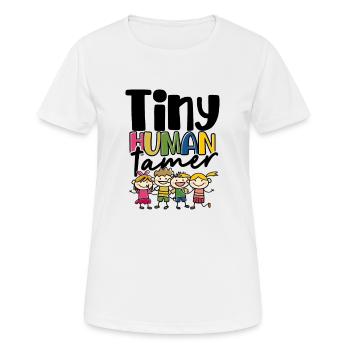 Human Tamer Circus - Enfants Enfants Petits Enfants - T-shirt respirant Femme - blanc - Devant - AI Model Female 172 dark (172cm)