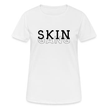 Skin Gang Hautpflege Spezialist Dermatologe - - Frauen T-Shirt atmungsaktiv - Weiß - Vorne - AI Model Female 172 dark (172cm)