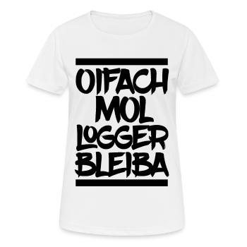 Schwaben Schwabe Schwäbisch Schwabenland Schwob - Frauen T-Shirt atmungsaktiv - Weiß - Vorne - AI Model Female 172 dark (172cm)