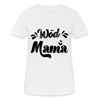 Wöd Mama Autriche Meilleur Mama Mama Mutti - T-shirt respirant Femme - blanc - Devant - AI Model Female 172 dark (172cm)