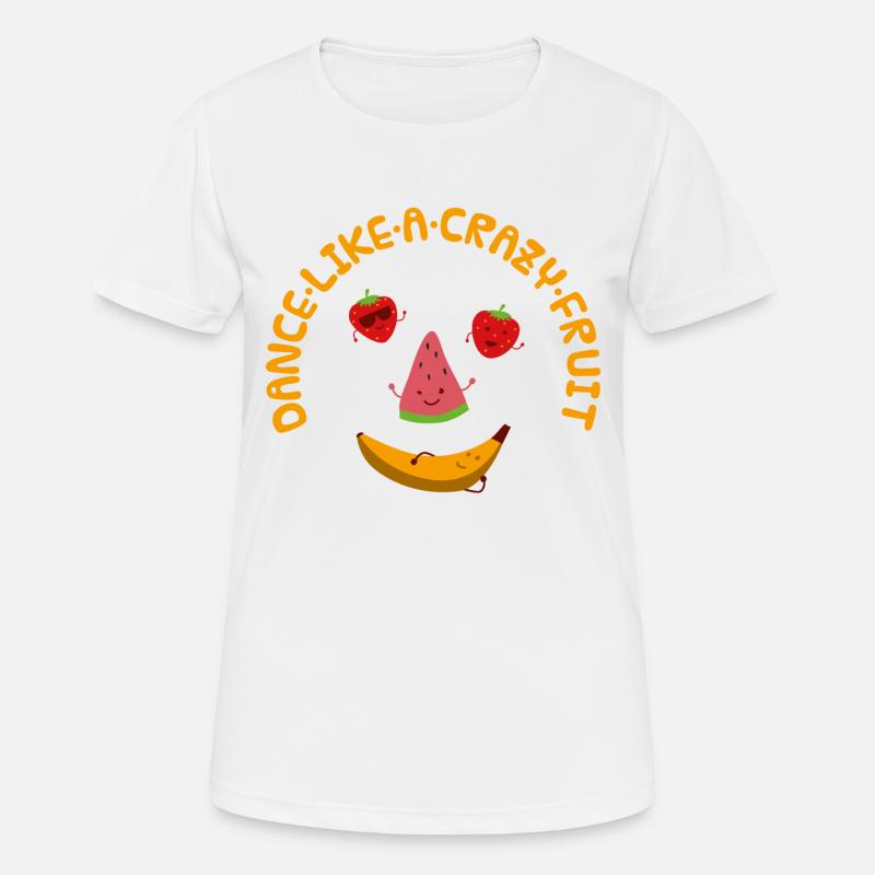 Like A Crazy Fruit - Women's Breathable T-Shirt - white