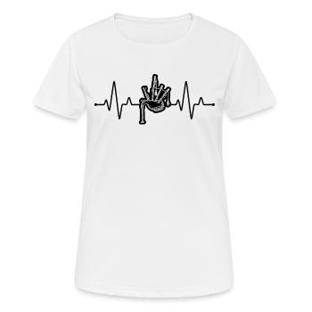 Cornemuse Cornemuse Cornemuse - T-shirt respirant Femme - blanc - Devant - AI Model Female 172 dark (172cm)