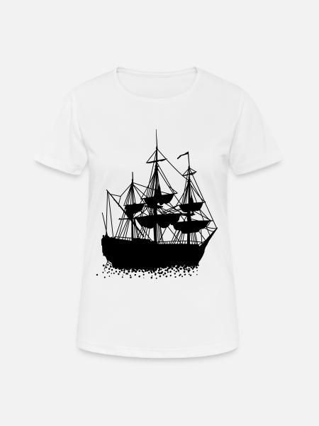 Sailing ship - Women's Breathable T-Shirt - white
