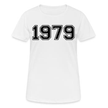 1979 - Women's Breathable T-Shirt - white - Front - AI Model Female 172 dark (172cm)