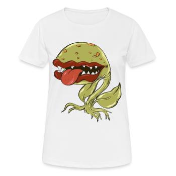 Carnivorous plant - Women's Breathable T-Shirt - white - Front - AI Model Female 172 dark (172cm)
