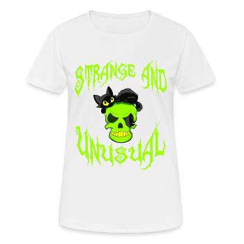 Gruseliges und dennoch attraktives T-Shirt-Design für Sie! "" - Frauen T-Shirt atmungsaktiv - Weiß - Vorne - AI Model Female 172 dark (172cm)