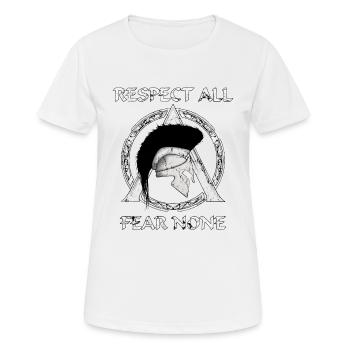 Sparta Symbol - Frauen T-Shirt atmungsaktiv - Weiß - Vorne - AI Model Female 172 dark (172cm)