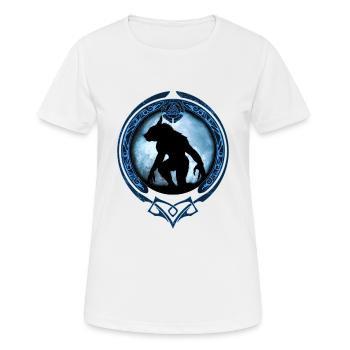 Fenris Werwolf - T-shirt respirant Femme - blanc - Devant - AI Model Female 172 dark (172cm)