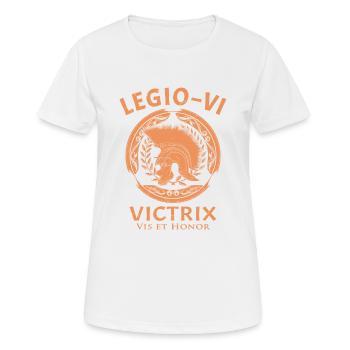 Legio VI Victrix - Frauen T-Shirt atmungsaktiv - Weiß - Vorne - AI Model Female 172 dark (172cm)