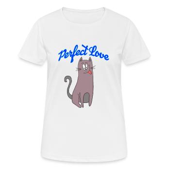 Vollkommene Liebe - Frauen T-Shirt atmungsaktiv - Weiß - Vorne - AI Model Female 172 dark (172cm)