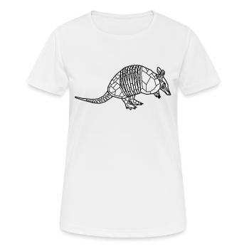 tatou - T-shirt respirant Femme - blanc - Devant - AI Model Female 172 dark (172cm)