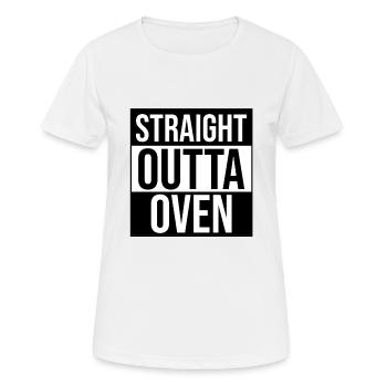 Bäcker Ofen backen Beruf Geschenk idee Gebäck - Frauen T-Shirt atmungsaktiv - Weiß - Vorne - AI Model Female 172 dark (172cm)