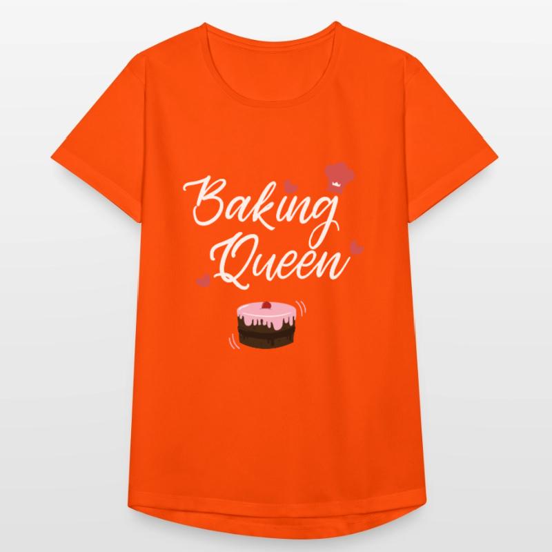 Baking queen bake cake baker gift idea Women's Breathable T-Shirt