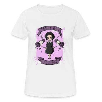 Touch me and you the - Women's Breathable T-Shirt - white - Front - AI Model Female 172 dark (172cm)