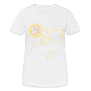 Relation de jésus - T-shirt respirant Femme - blanc - Devant - AI Model Female 172 dark (172cm)