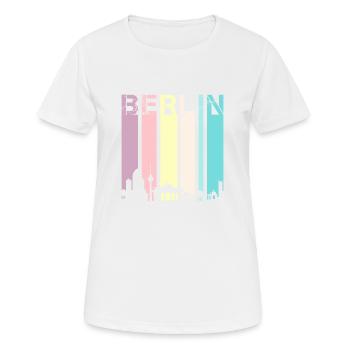 Berlin - T-shirt respirant Femme - blanc - Devant - AI Model Female 172 dark (172cm)