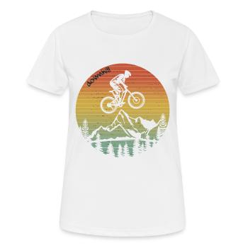 Descente - T-shirt respirant Femme - blanc - Devant - AI Model Female 172 dark (172cm)