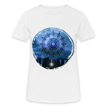 celtic spirit - Frauen T-Shirt atmungsaktiv - Weiß - Vorne - AI Model Female 172 dark (172cm)