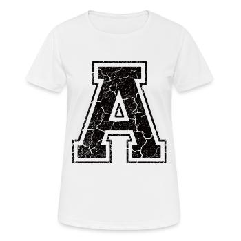 Point A in the grunge look - Women's Breathable T-Shirt - white - Front - AI Model Female 172 dark (172cm)