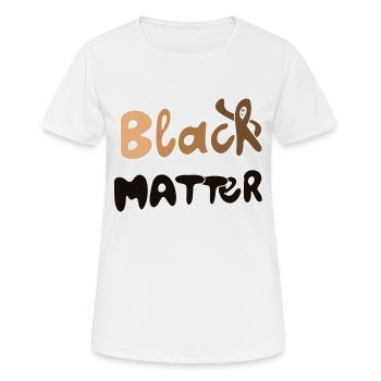 Black lives Matter - Women's Breathable T-Shirt - white - Front - AI Model Female 172 dark (172cm)