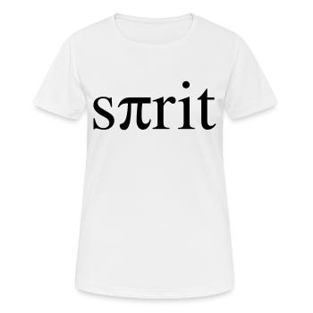 spirit - Frauen T-Shirt atmungsaktiv - Weiß - Vorne - AI Model Female 172 dark (172cm)