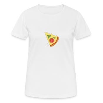 Couple Pizza Margherita Piece - Love Relation - - Frauen T-Shirt atmungsaktiv - Weiß - Vorne - AI Model Female 172 dark (172cm)