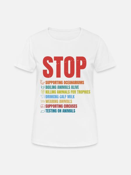Save The Planet – Animal Rights Organization – - Women's Breathable T-Shirt - white