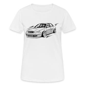 S4 B5 Limousine - Frauen T-Shirt atmungsaktiv - Weiß - Vorne - AI Model Female 172 dark (172cm)