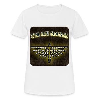 Je suis un ange - Club WoW - 2023 - T-shirt respirant Femme - blanc - Devant - AI Model Female 172 dark (172cm)