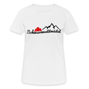 Schwarzwaldmädel - Geschenk für Schwarzwald Frauen - Frauen T-Shirt atmungsaktiv - Weiß - Vorne - AI Model Female 172 dark (172cm)