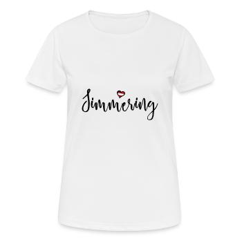 Wiener Bezirk Simmering Österreich - Frauen T-Shirt atmungsaktiv - Weiß - Vorne - AI Model Female 172 dark (172cm)