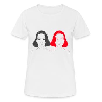 Moment - T-shirt respirant Femme - blanc - Devant - AI Model Female 172 dark (172cm)