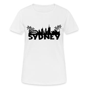 horizon Sydney - T-shirt respirant Femme - blanc - Devant - AI Model Female 172 dark (172cm)