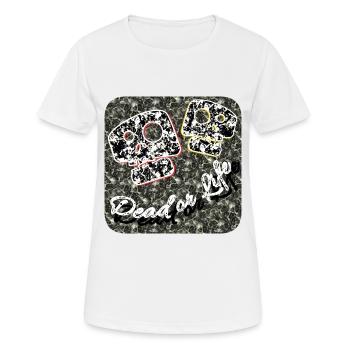 Dead or Life - Women's Breathable T-Shirt - white - Front - AI Model Female 172 dark (172cm)