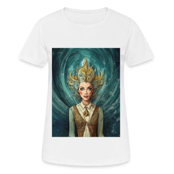 Mad Woman - Retro - Women's Breathable T-Shirt - white - Front - AI Model Female 172 dark (172cm)