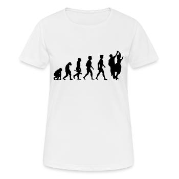 valse musique de danse tango tanz14 disco - T-shirt respirant Femme - blanc - Devant - AI Model Female 172 dark (172cm)