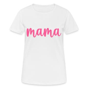 Maman meilleure maman - T-shirt respirant Femme - blanc - Devant - AI Model Female 172 dark (172cm)