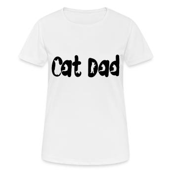 SUPER DAD DAY - Women's Breathable T-Shirt - white - Front - AI Model Female 172 dark (172cm)