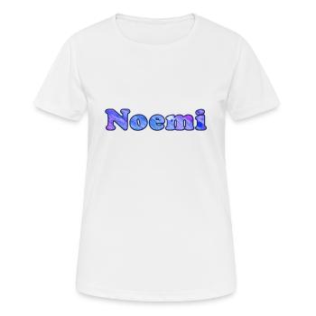 Noèmes - T-shirt respirant Femme - blanc - Devant - AI Model Female 172 dark (172cm)