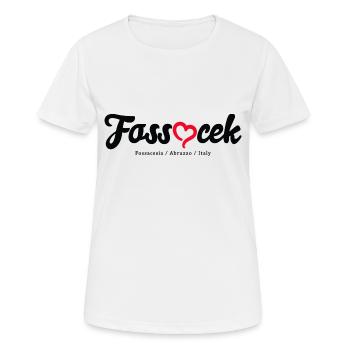Fossacek - Women's Breathable T-Shirt - white - Front - AI Model Female 172 dark (172cm)