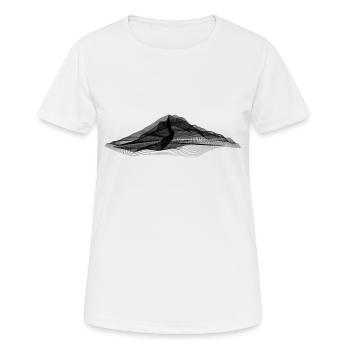 Mountain Summit Shirt - Ötscher - Women's Breathable T-Shirt - white - Front - AI Model Female 172 dark (172cm)
