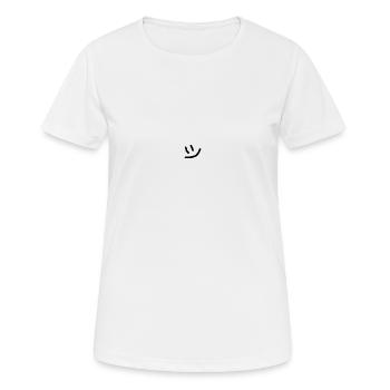 Easy Smile - Women's Breathable T-Shirt - white - Front - AI Model Female 172 dark (172cm)