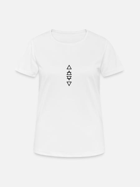 Symbole der Alchemie - Frauen T-Shirt atmungsaktiv - Weiß