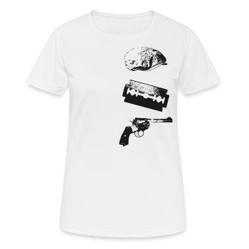 Birmingham Gangster 1920 - Frauen T-Shirt atmungsaktiv - Weiß - Vorne - AI Model Female 172 dark (172cm)